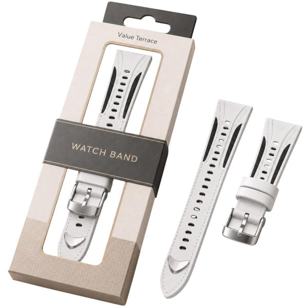 Value Terrace 1 Smart Watch Strap White